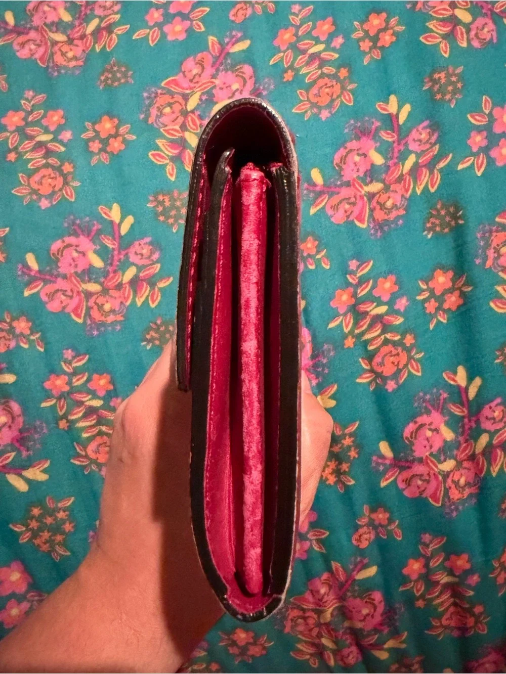 Louis Vuitton Red Vernis Embossed Long Wallet